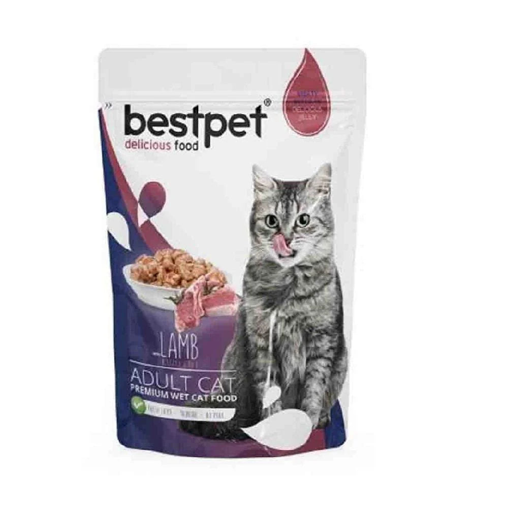 Best Pet Adult Cat Pouch Lamb 85g.