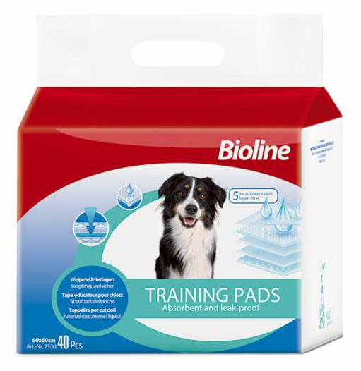 Bioline Training Pads Size 60*60Cm 40Pcs
