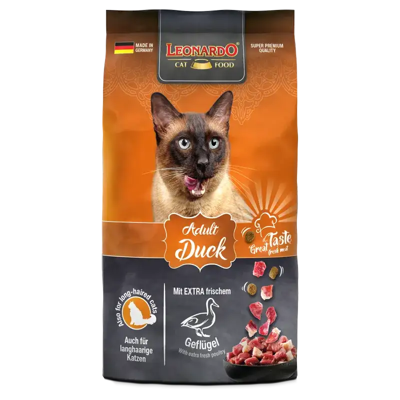 Leonardo Dry Food For Adult Cats With Duck 300 gr.