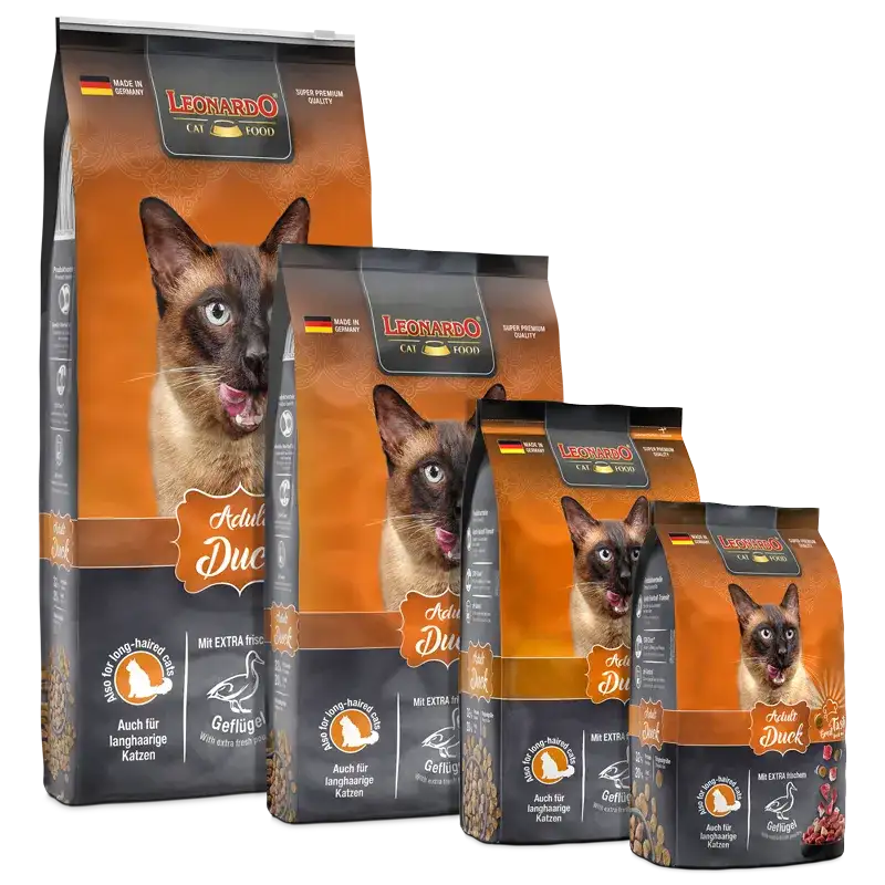Leonardo Dry Food For Adult Cats With Duck 300 gr.