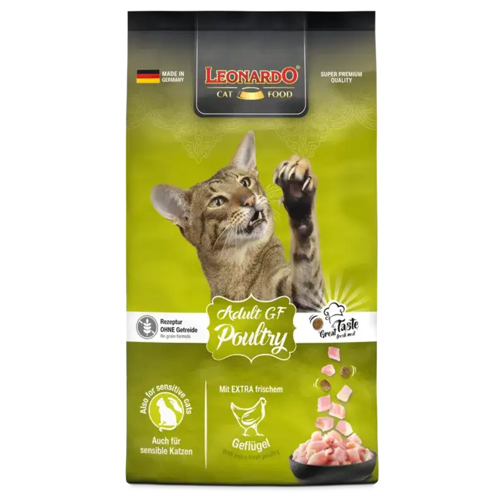 Leonardo Dry Food For Adult Cat GF With Poultry 1.8 kg.