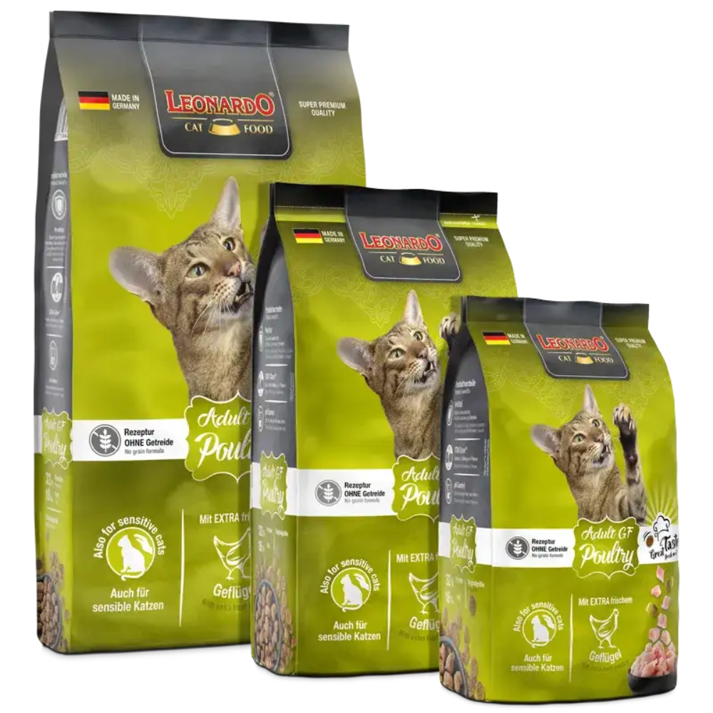 Leonardo Dry Food For Adult Cat GF With Poultry 1.8 kg.