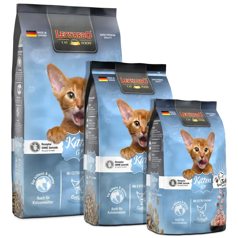 Leonardo Dry Food For Kitten Cat GF With Poultry 1.8 kg.