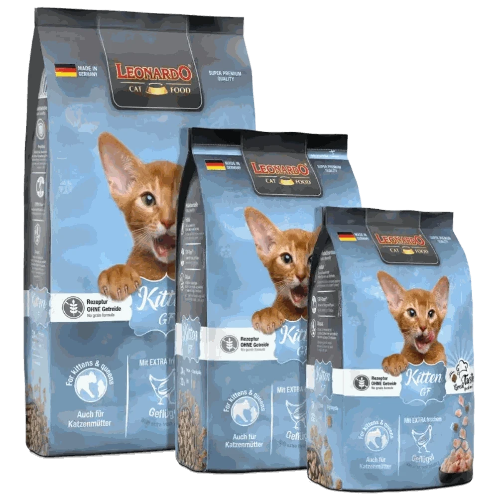 Leonardo Dry Food For Kitten Cat GF With Poultry 1.8 kg.