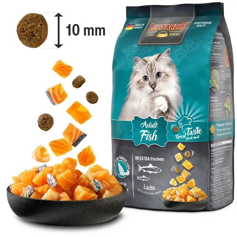 Leonardo Dry Food For Adult Cats With Fish 1.8 kg.