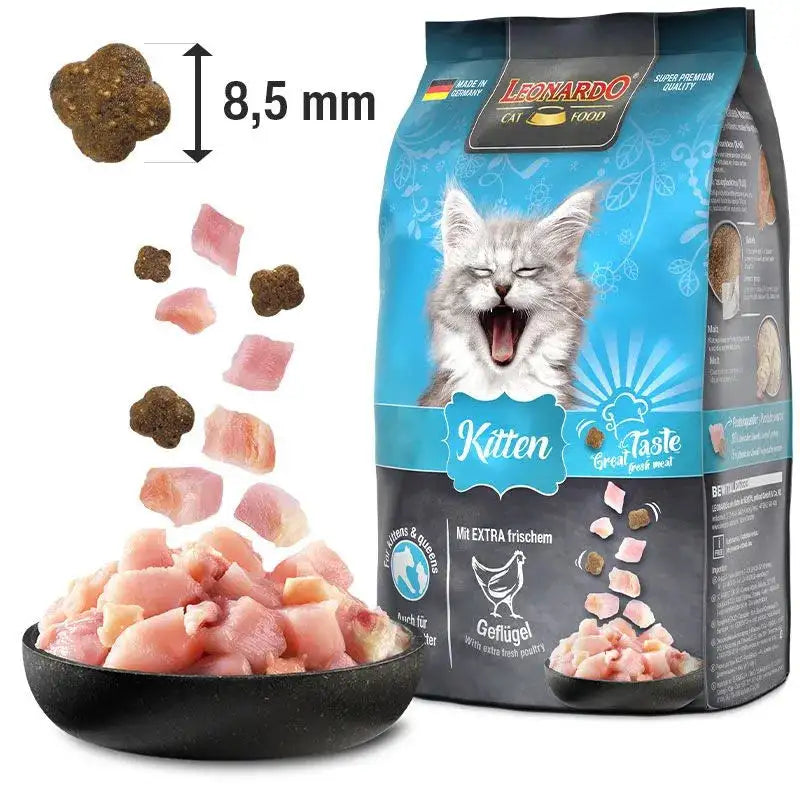 Leonardo Dry Food For kitten Cats With Poultry 300 gr.