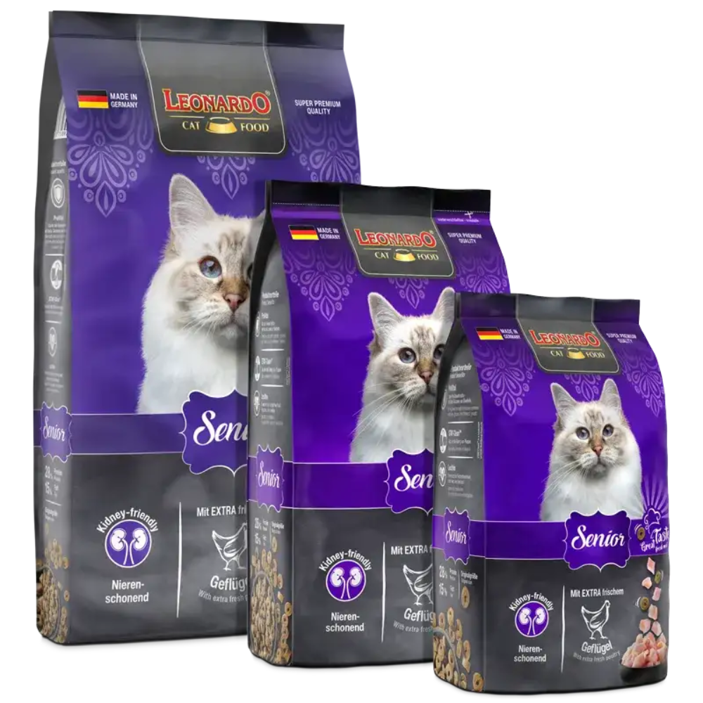 Leonardo Dry Food For Senior Cats With Chicken 1.8 kg.