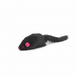 Black Cat Toy Mouse - Front View