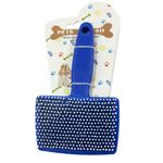Blue Large Pet Brush - White Background