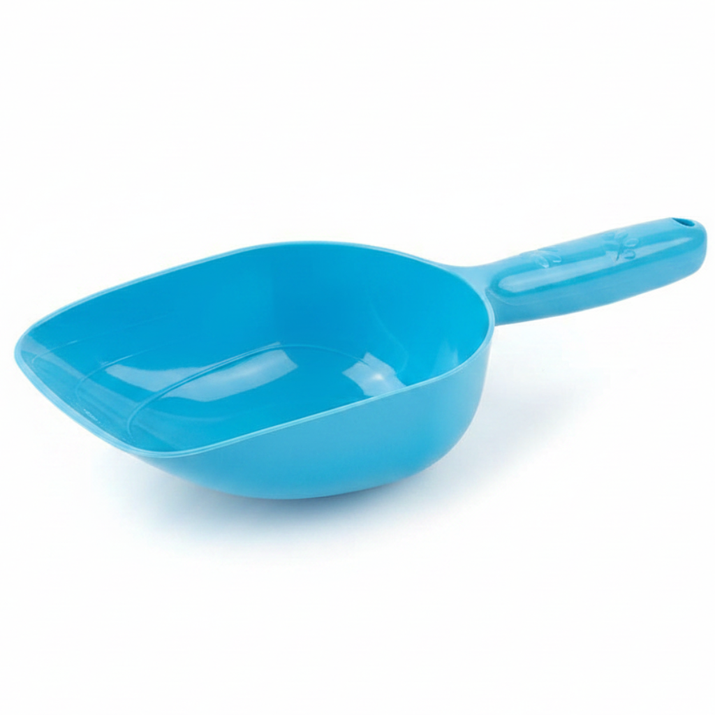 Blue Paw Scoop - Angled Side