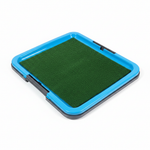 Blue Pet Potty Tray - Top Angle