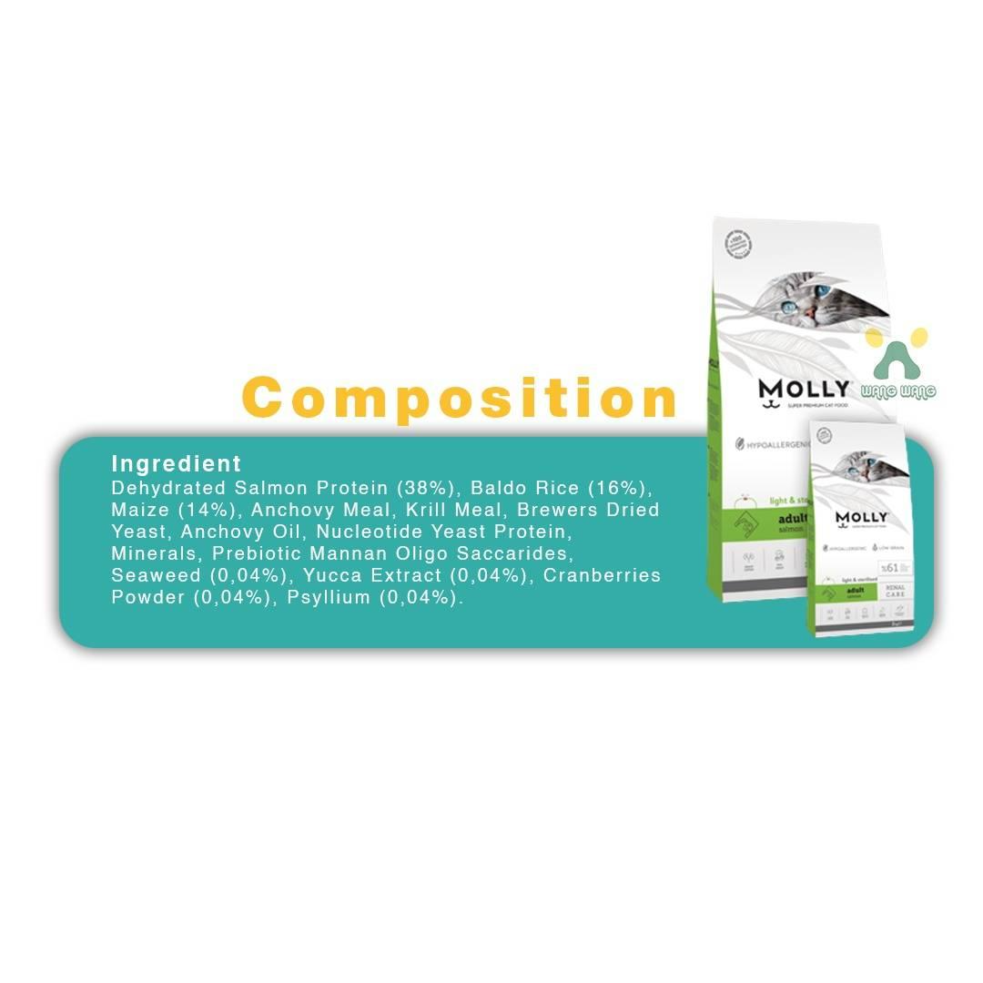 Molly Cat Food Renal Care with Salmon 2Kg