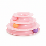 Cat Ball Track Toy - Light Pink