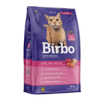 Cat food bag 25kg on white background