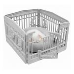 Cat in Playpen with Bed