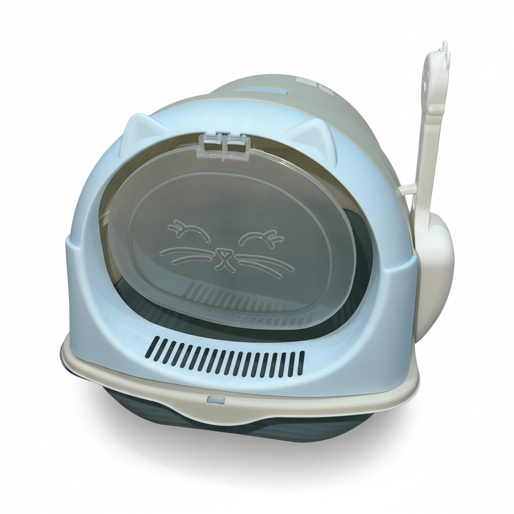 Cat Litter Box Blue - Petfast Ready