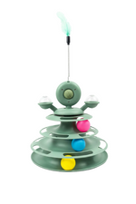 Cat Toy Tower - Catnip Inside Circle