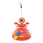 Cat Toy Tower Orange - Petfast Ready