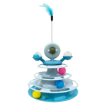 Cat Toy Tower with Blue Ball