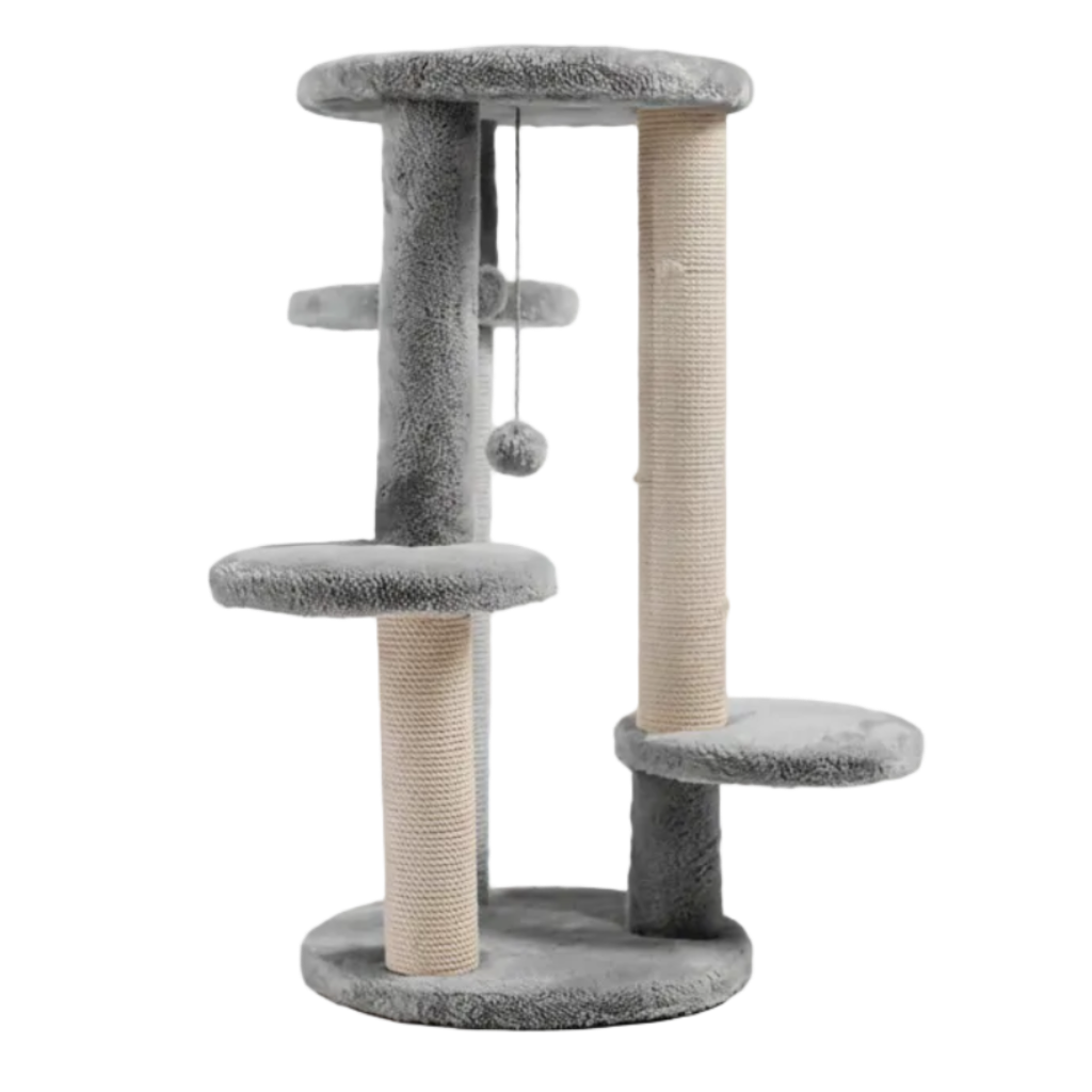 Cat Tree Gray Front