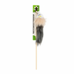 Cat Wand Toy - Mouse Gray
