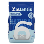Catlantis cat litter packaging on a white background