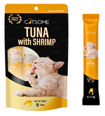 CATSOME Creamy Cat Stick Tuna with Shrimp 75g (5 sticks/pack).