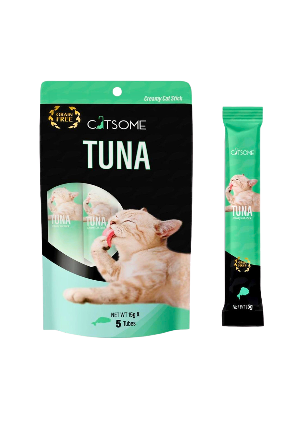 CATSOME Creamy Cat Stick Tuna 75g (5 sticks/pack).