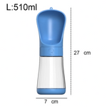 Portable Pet Water Bottle 510ml Petfast.shop Petfast.shop Bowls & Feeders Carriers & Travel Accessories Cat Dog Supplies petfast.shop EgyptBlue 675.00