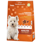 Compy Dry Food with meat and Vegetables for Small Breed Adult Dogs 3 kg.