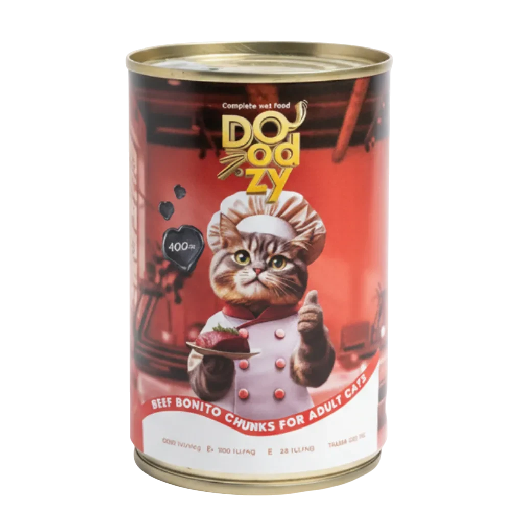 علبة Dodo لحم بقري للقطط