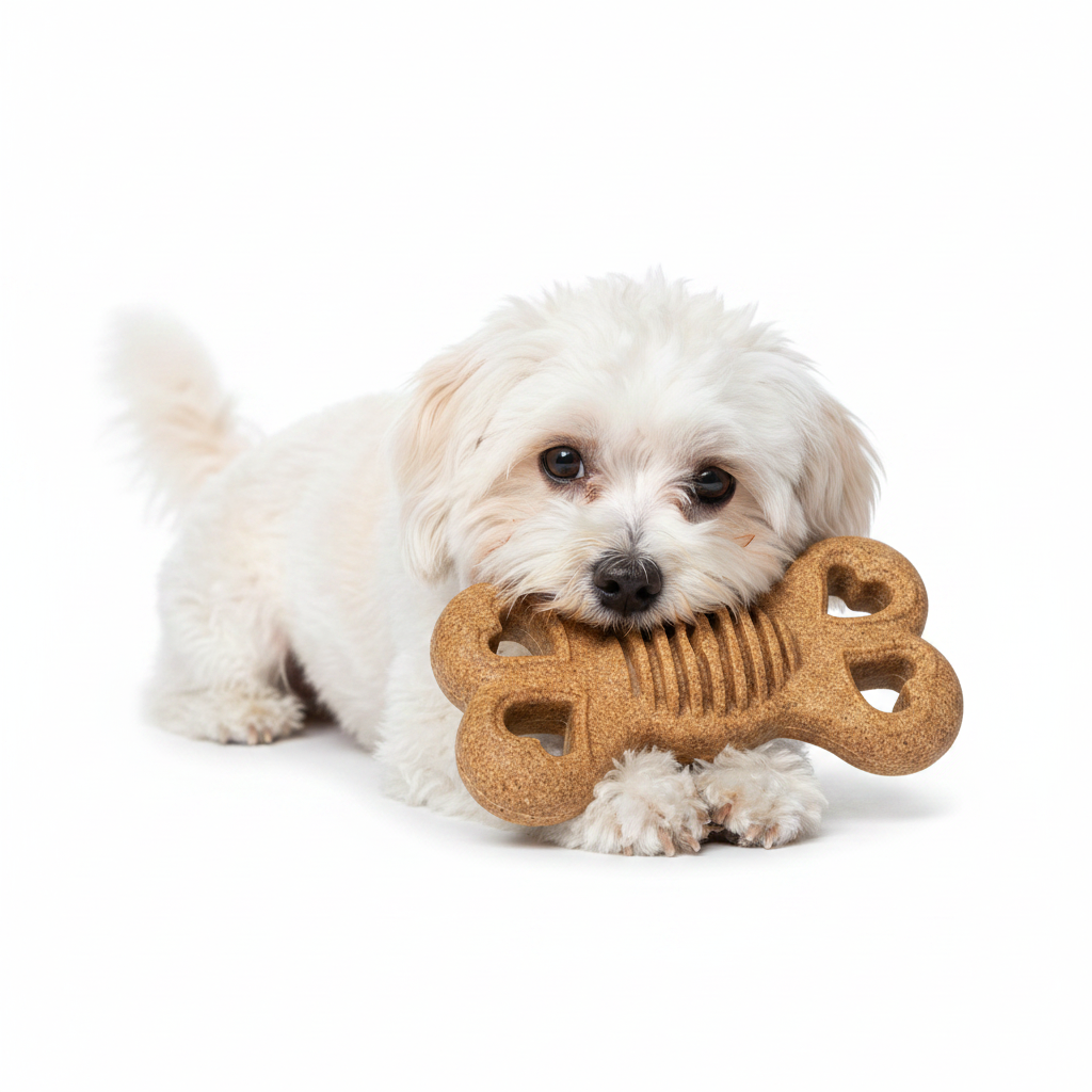 Dog Chewing Cork Bone Toy