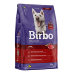 Dog food bag 25kg on white background