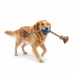 Bomei Pet Dog Teething with Rope Toy