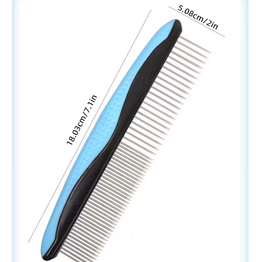 2 in 1 Comb Pet Brush Petfast.shop Generic Brushes Combs and Clippers Cat Dog Supplies petfast.shop Egypt PIN6869S Blue 120.00