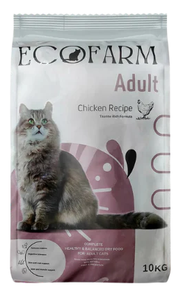 Eco Farm Dry Food for Adult Cat 10Kg