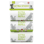 Extra Sticky Refill رولات بديلة على خلفية بيضاء