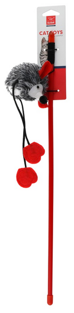 Nunbell Cat toys fishing rods with Mouse Multi Color