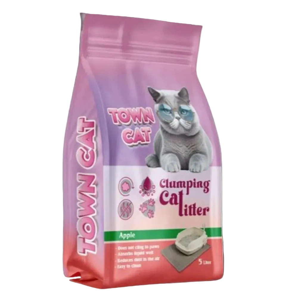 Town Cat Litter Apple 5L Petfast.shop Town Cat Box & Accessories & Litter Cat Egypt Brand Kitten Litter petfast.shop Egypt PTO2597S Default Title 65.00