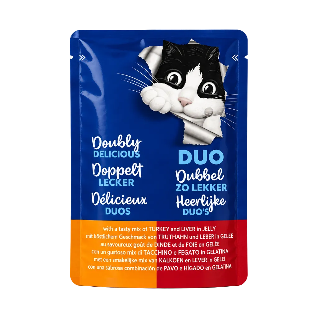 Felix Doubly Delicious DUO Turkey Liver white background