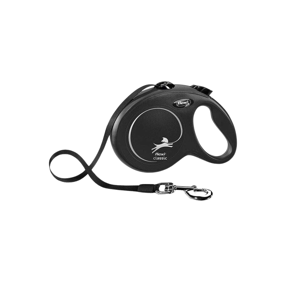 Flexi Classic Large5m Retractable Tape Leash for Dogs Up to 50kg.