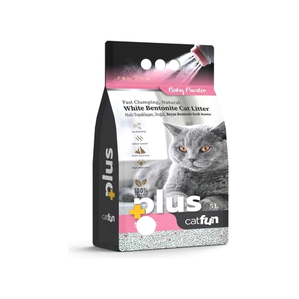 Cat Fun Plus Baby Powder Scent 5 L.