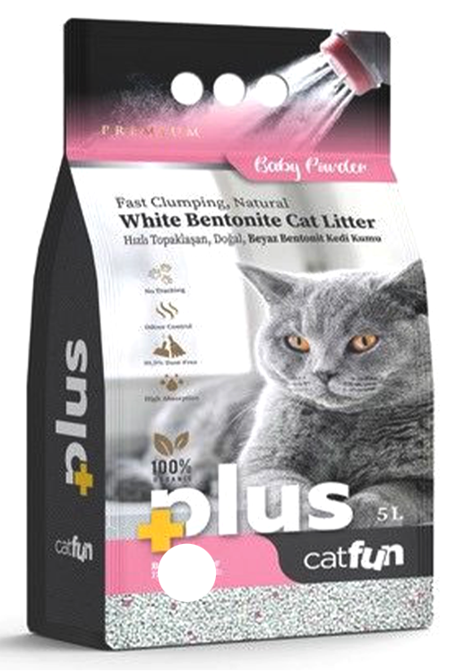Cat Fun Plus Baby Powder Scent 5 L.