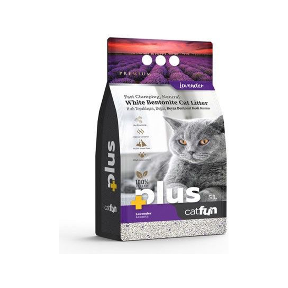 Cat Fun Plus Lavender Scent 5 L.