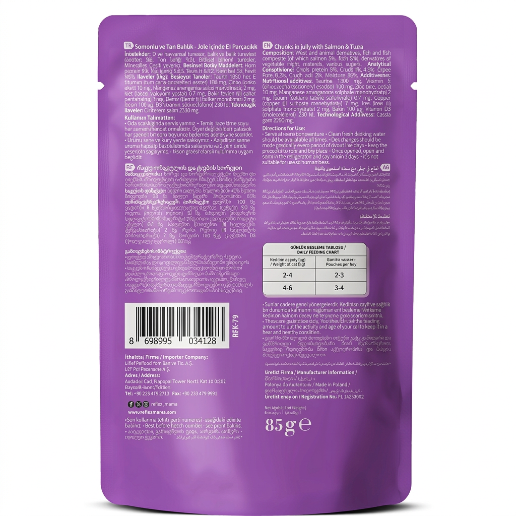 5X Reflex Plus Cat Wet Food Chunks in Jelly with Salmon & Tuna 85g Petfast.shop Reflex Bundles Cat Exclude Food Wet Food petfast.shop EgyptDefault Title 190.00