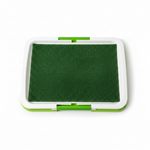 Green Pet Potty Tray - Top View