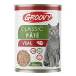 Groovy Wet Food for Cats Classic Pate Veal 400g Petfast.shop Groovy Cat Egypt Brand Food Wet Food petfast.shop Egypt PGR5932S Default Title 48.00