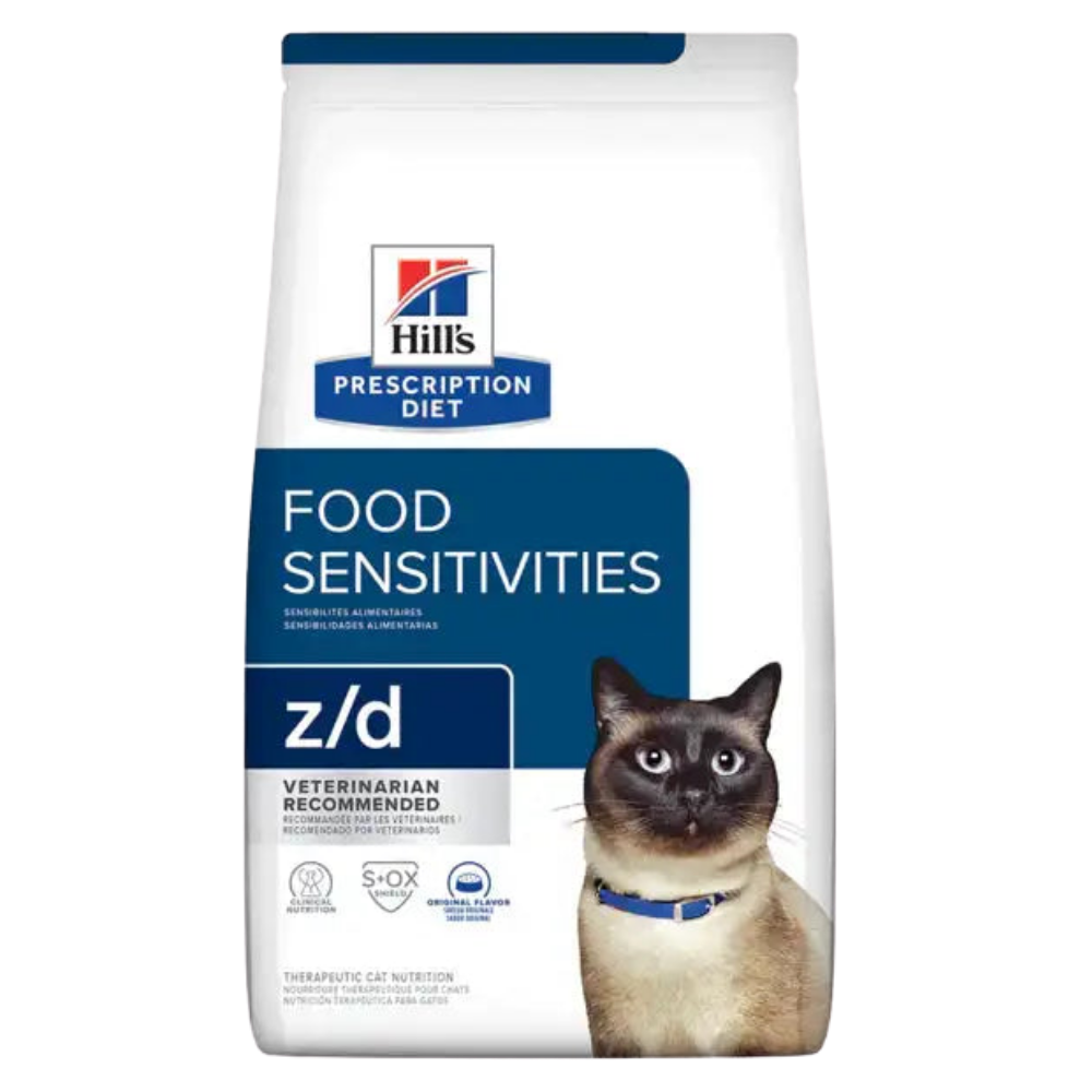 Hill's Z/D Sensitivities dry food for Cat With original Flavor 1.5 Kg.