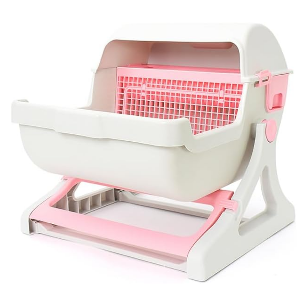 Cat Litter Box, Full and Semi-Closed Size 45.5*48.9*53.5Cm Petfast.shop Generic Box & Accessories & Litter Cat Litter Box & Accessories petfast.shop Egypt PCA4342S Beige 4210.00
