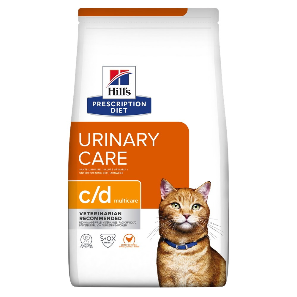 Hill's C/D Urinary Care Multicare Dry Cat Food with Chicken 1.5kg.